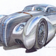 Illustration for article titled Icon Wants To Use A Tesla To Create This Gorgeous, One-Off Streamliner